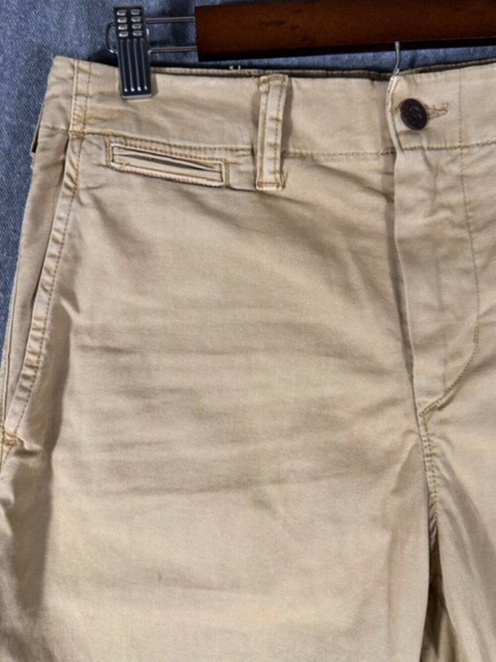American Eagle Khaki Next Level Flex Slim Straight Men's Size 30x30 Pants NWT - Picture 3 of 12